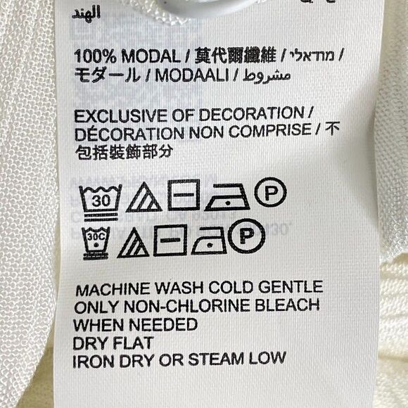 prAna Womens Swim Cover Up Size M White Wide Leg Jumpsuit Gauze Beach Swimwear - Picture 8 of 15